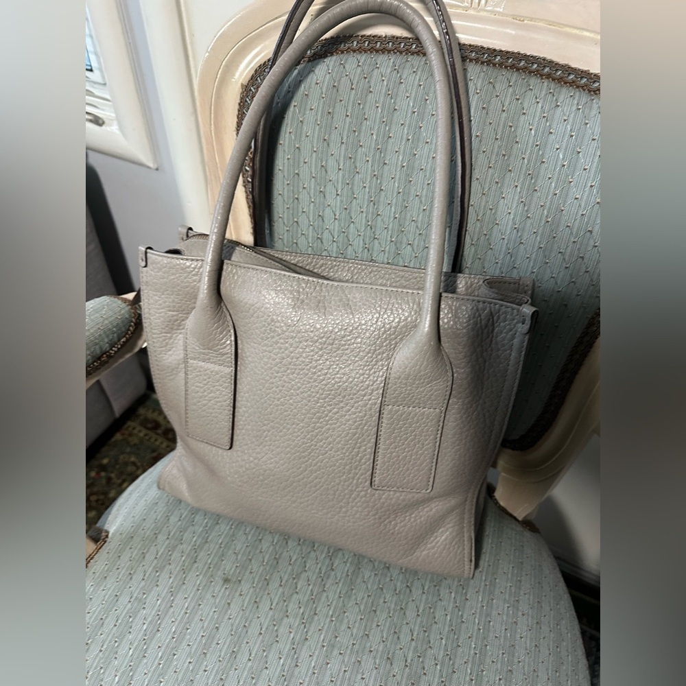 Kate Spade Taupe Leather Tote - Picture 3 of 13